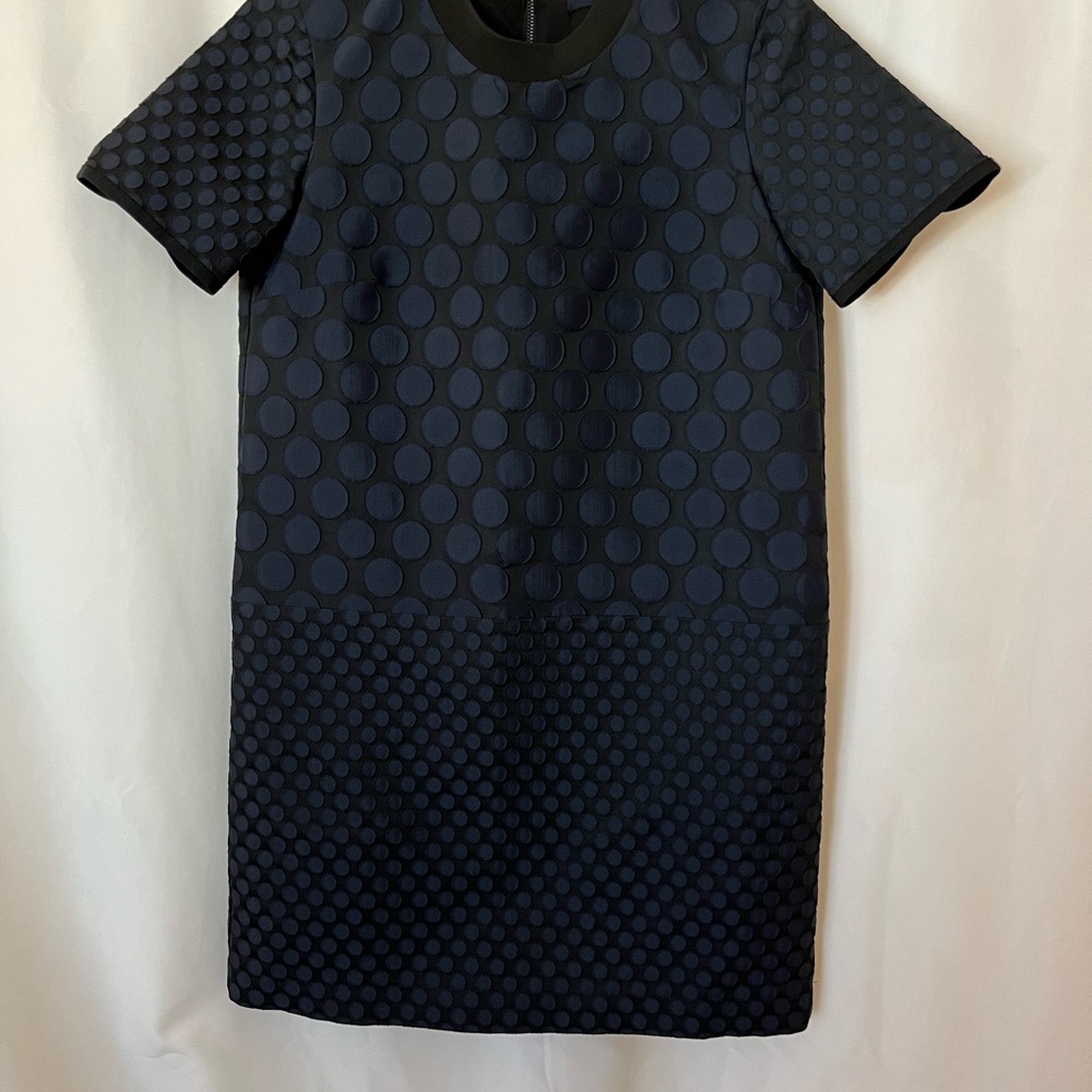 Madewell - NWOT - Navy Blue Polka Dot Mini Dress